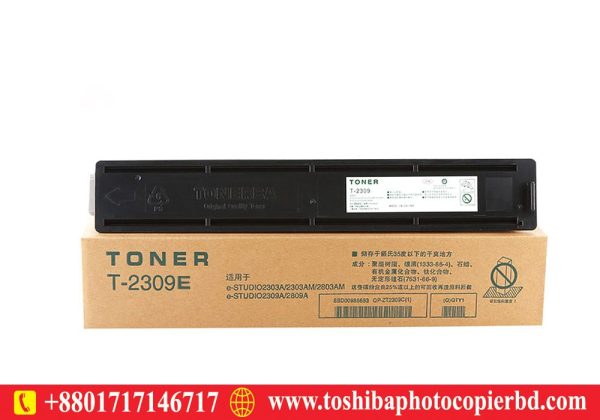 Toshiba T-2309E Original & Genuine Black Toner Cartridge