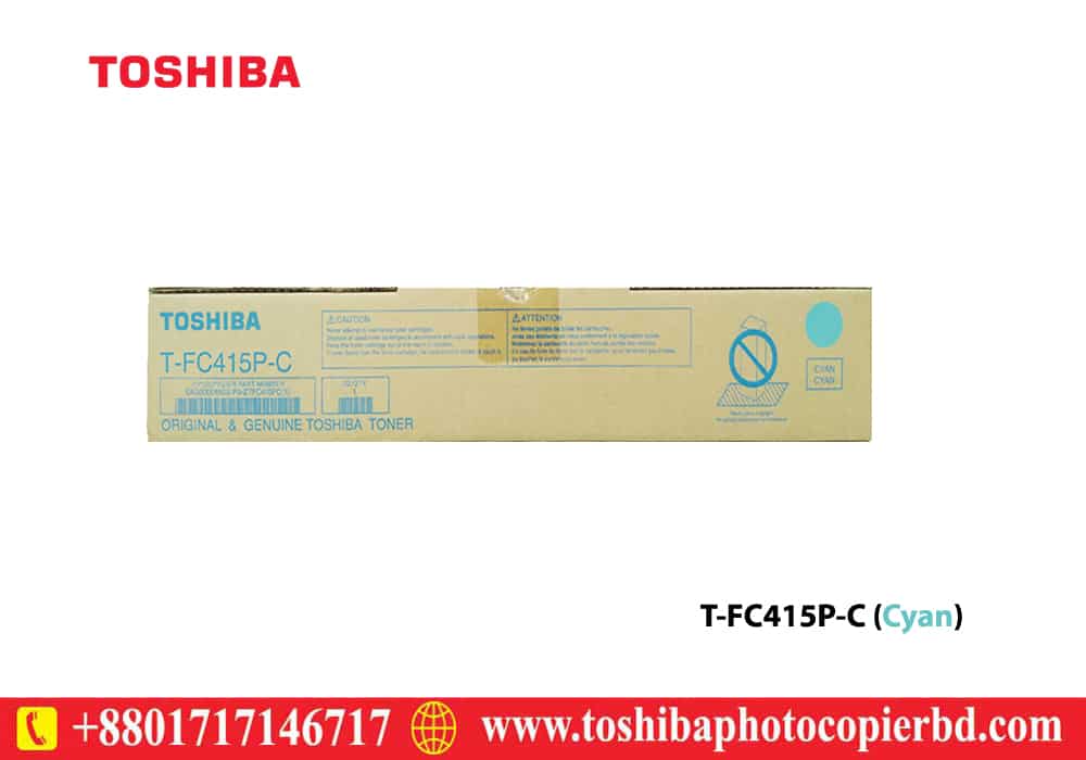 Toshiba T-FC415P-C Cyan Toner Cartridge