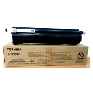 Toshiba T-3008P Black Original & Genuine Toner Cartridge Supplies are specifically designed for the following Models Toshiba e-Studio 2508A, Toshiba e-Studio 3008A, Toshiba e-Studio 3508A, Toshiba e-Studio 4508A & Toshiba e-Studio 5008A Photocopier Machines. It has 700gm weight and maximum yield ± 40000 pages @ 5% average coverage.