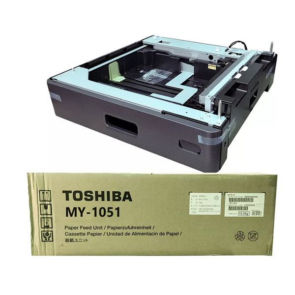 The Toshiba MY-1051C 550-Sheets Paper Feed Unit supports for A5-A3, 35-157 gsm, Plain paper. This document feeder is compatible with Toshiba e-Studio 2020AC & Toshiba e-Studio 2520AC Color Copier’s
