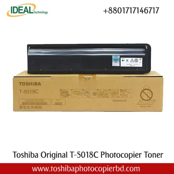 Toshiba T-5018C Original Black Toner Cartridge - Image 3