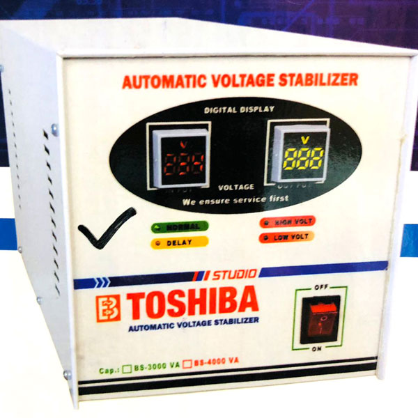 The Toshiba Voltage Stabilizer is the perfect solution to all your electricity irregularity problems. Launched latest in Bangladesh, this robust gadget is meant to harmonize your devices' functions irrespective of the power supply variation. Its superior construction and cutting-edge technology promise to protect your precious electronic appliances from harm by evenly distributing the voltage. Consider the hassle of Voltage Stabilizer Buying in Bangladesh gone, as you can now acquire this state-of-the-art stabilizer right at your doorstep. A shield against unexpected power surges, you definitely need this device in your home!