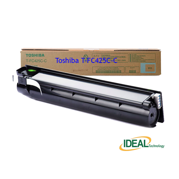 Toshiba T-FC425C-C Cyan Full Set Color Toner Cartridge